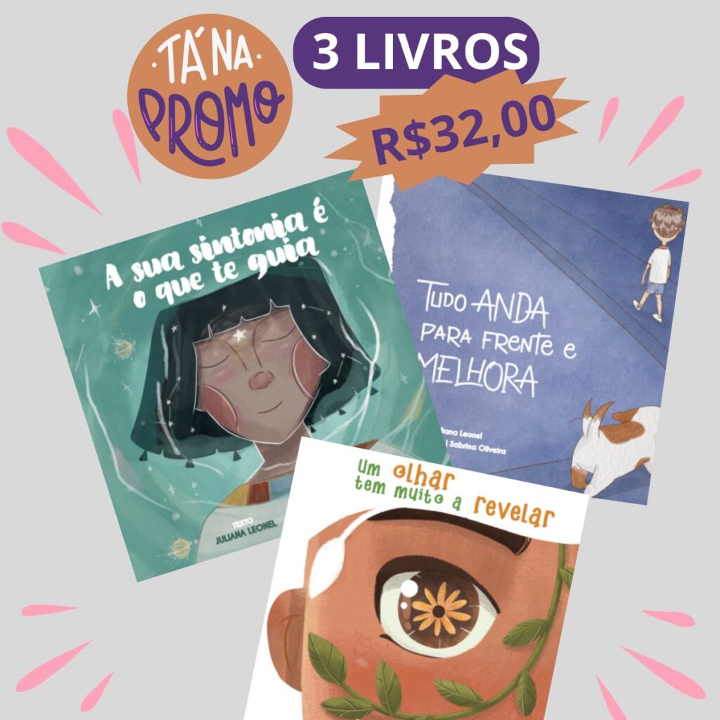 Promoção 3 livros para insta